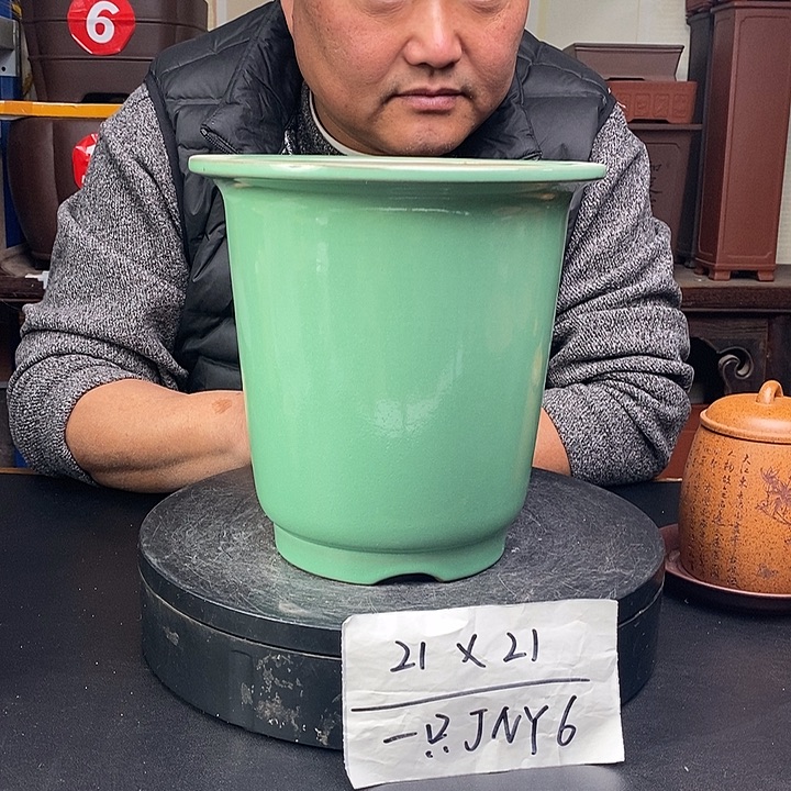 紫砂花盆货号一只JNY6