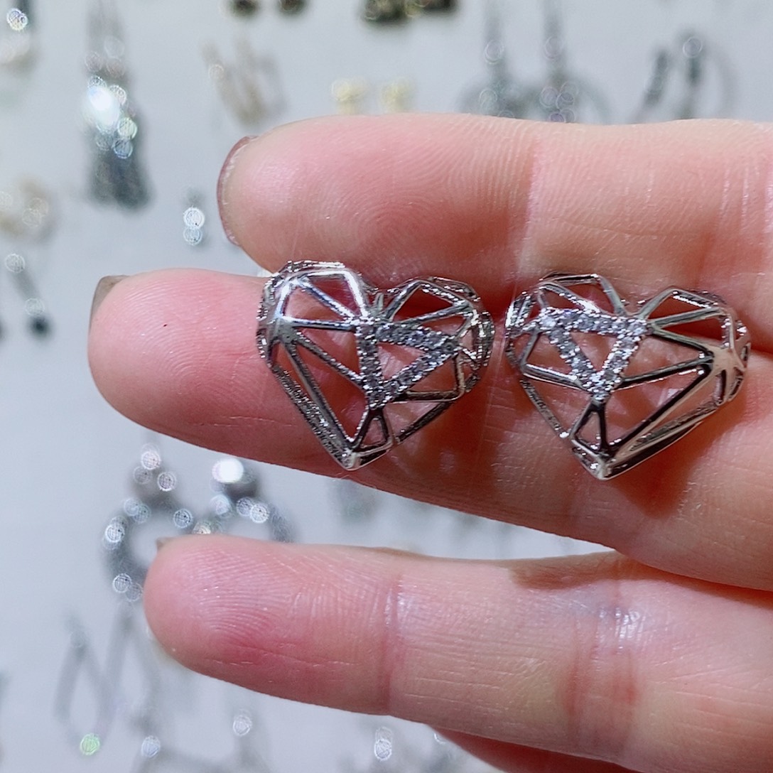 耳饰淡水珍珠银S925镶嵌