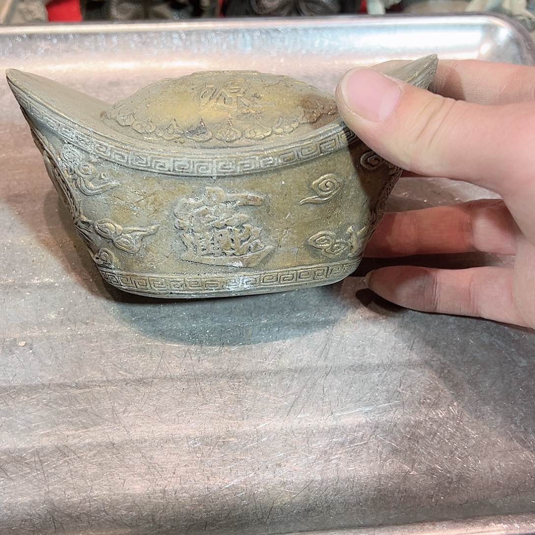 黄铜摆件，文房摆件