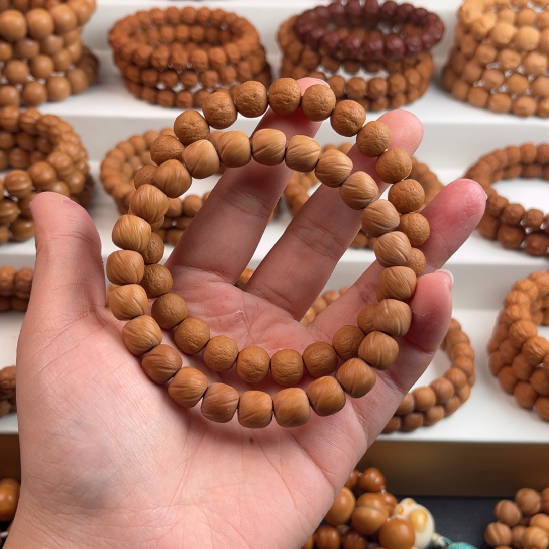 天***赐手串猴头核桃全品无暇小青柑 全品无暇走色手工云痕