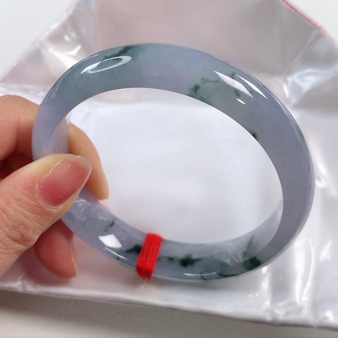 翡翠手镯未镶嵌 正圈①①①62圈