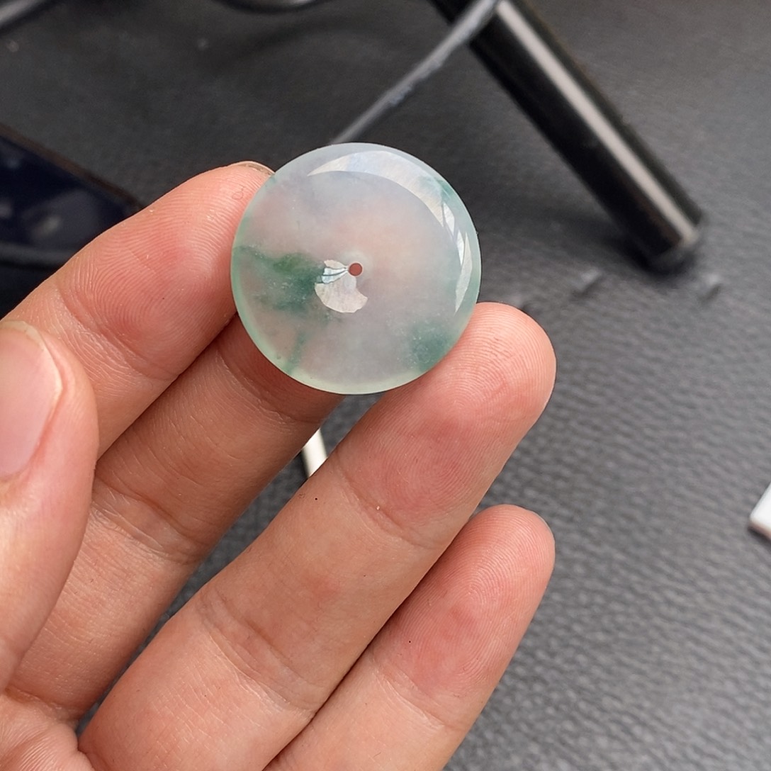 未镶嵌定制翡翠平安扣