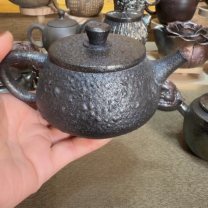 庆***爷云南建水紫陶柴石瓢