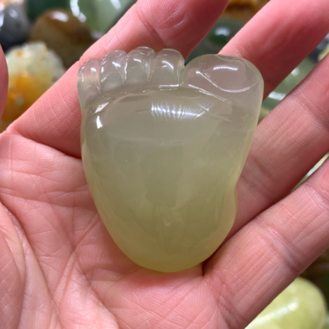 蛇纹石玉未镶嵌手把件