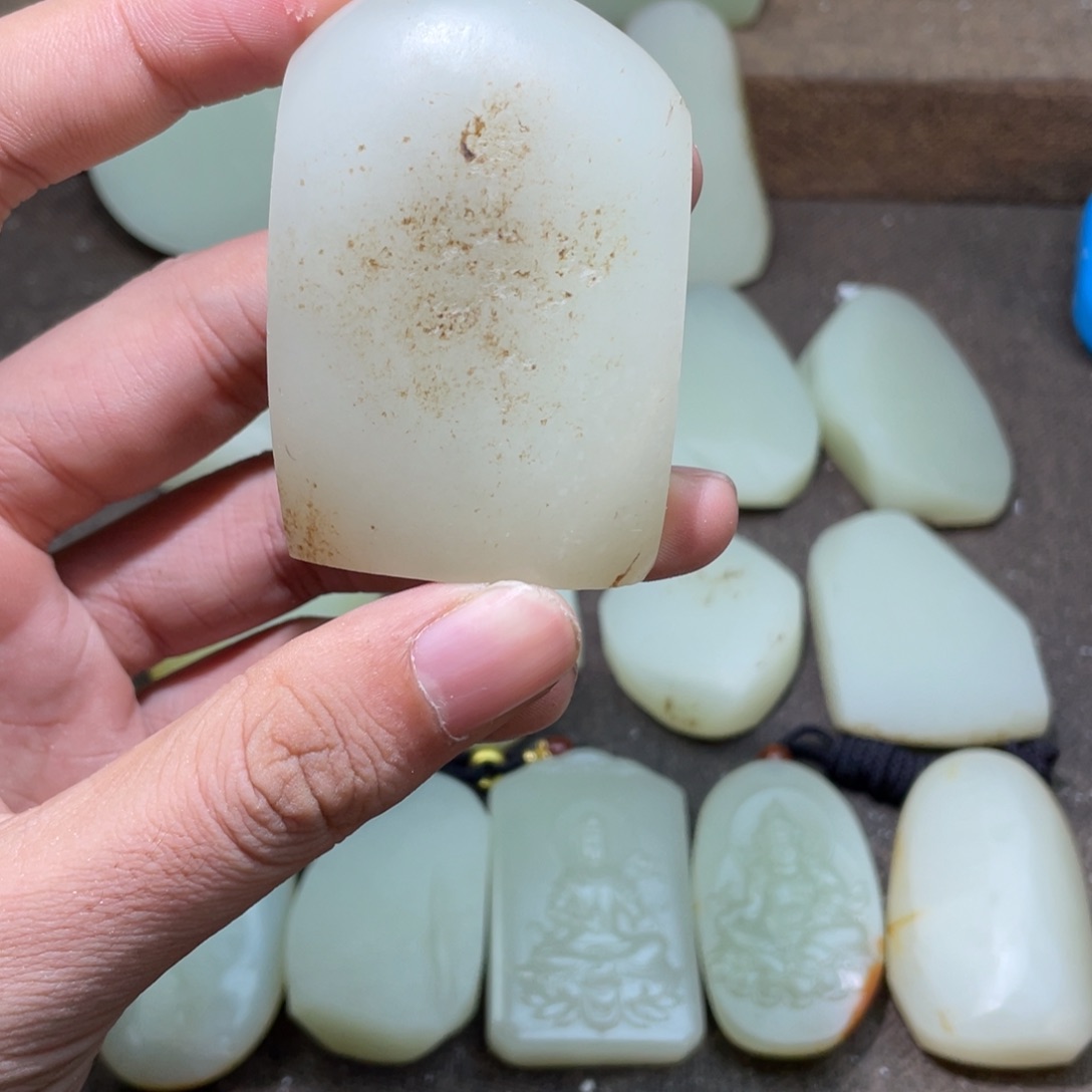 马***定制和田玉未镶嵌和田玉