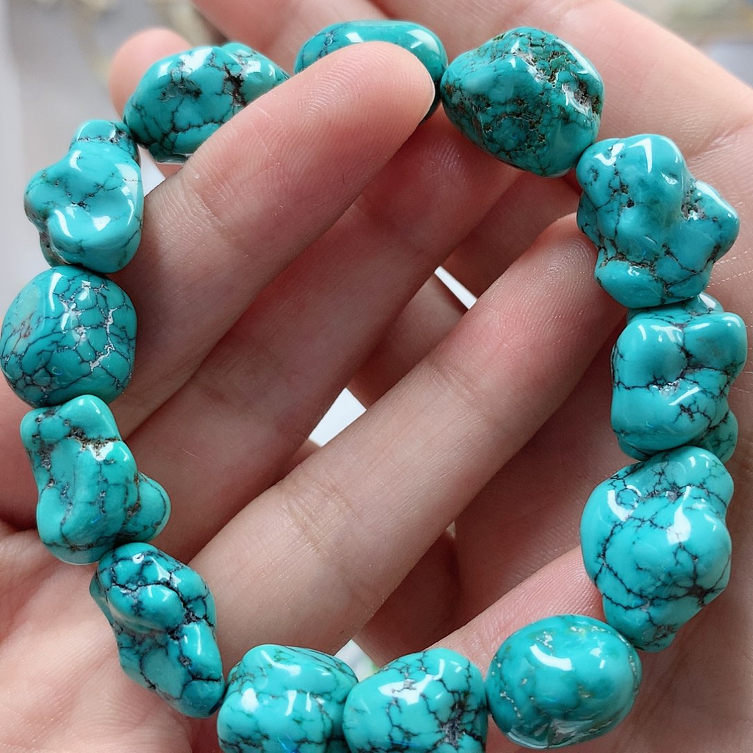 未镶嵌绿松石珠宝奇石