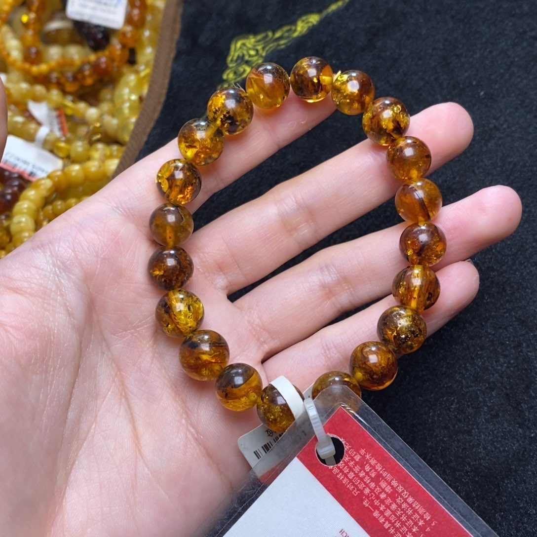 琥珀未镶嵌珠宝奇石