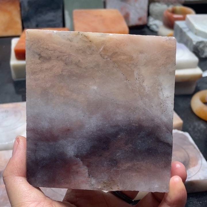 石英质玉未镶嵌定制金丝玉