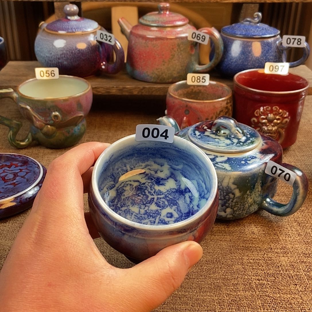 摆件0*0钧瓷主人杯杯