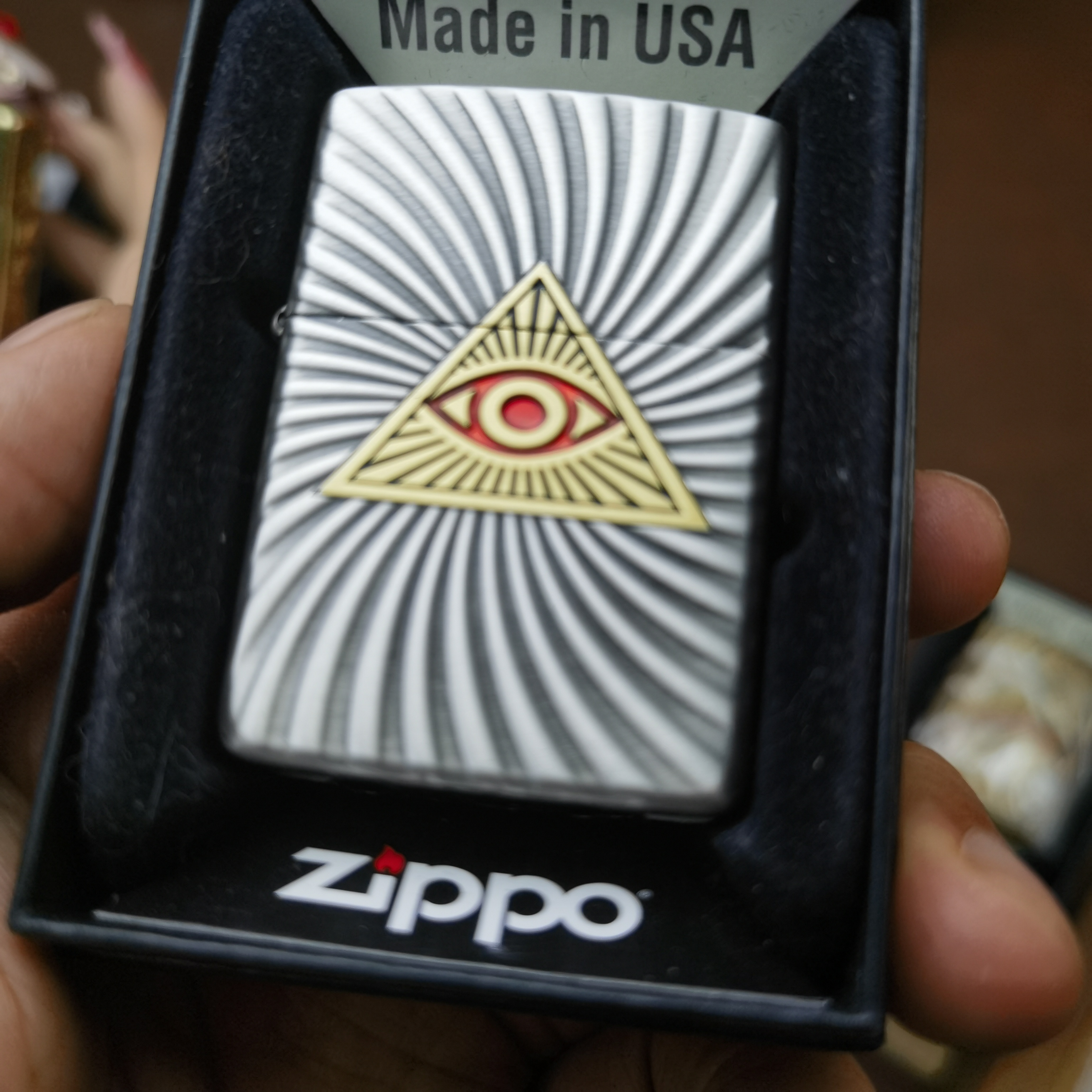 Zippo打火机盔甲荷鲁斯之眼