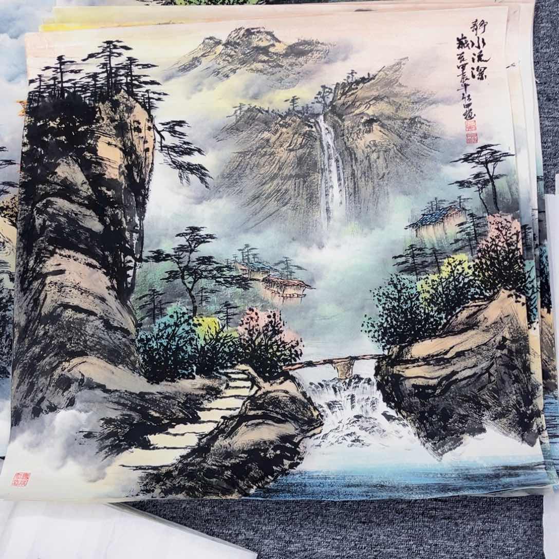 国画Y****l绘画张卡也是