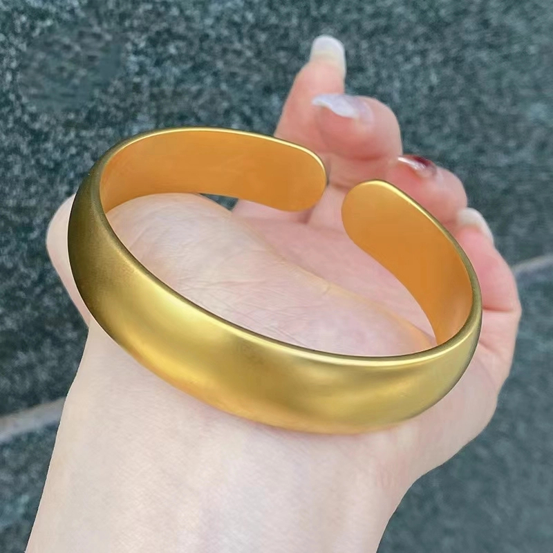 合金手镯 精工版加宽开口轮胎手镯