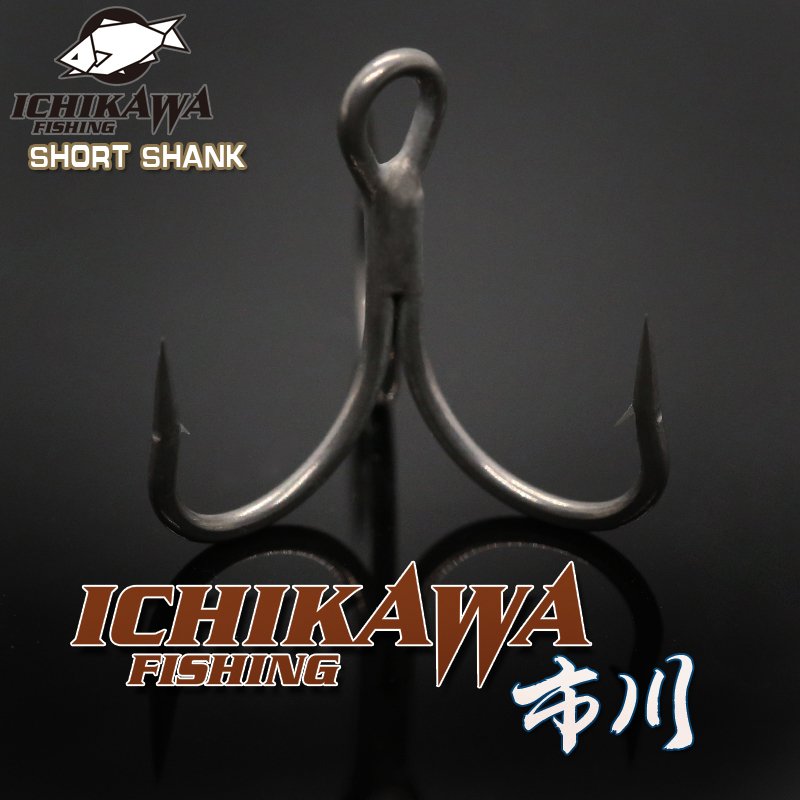 市川ICHIKAWA FISHING日本KAMAKIRI SHORT SHANK短轴螳螂三本钩