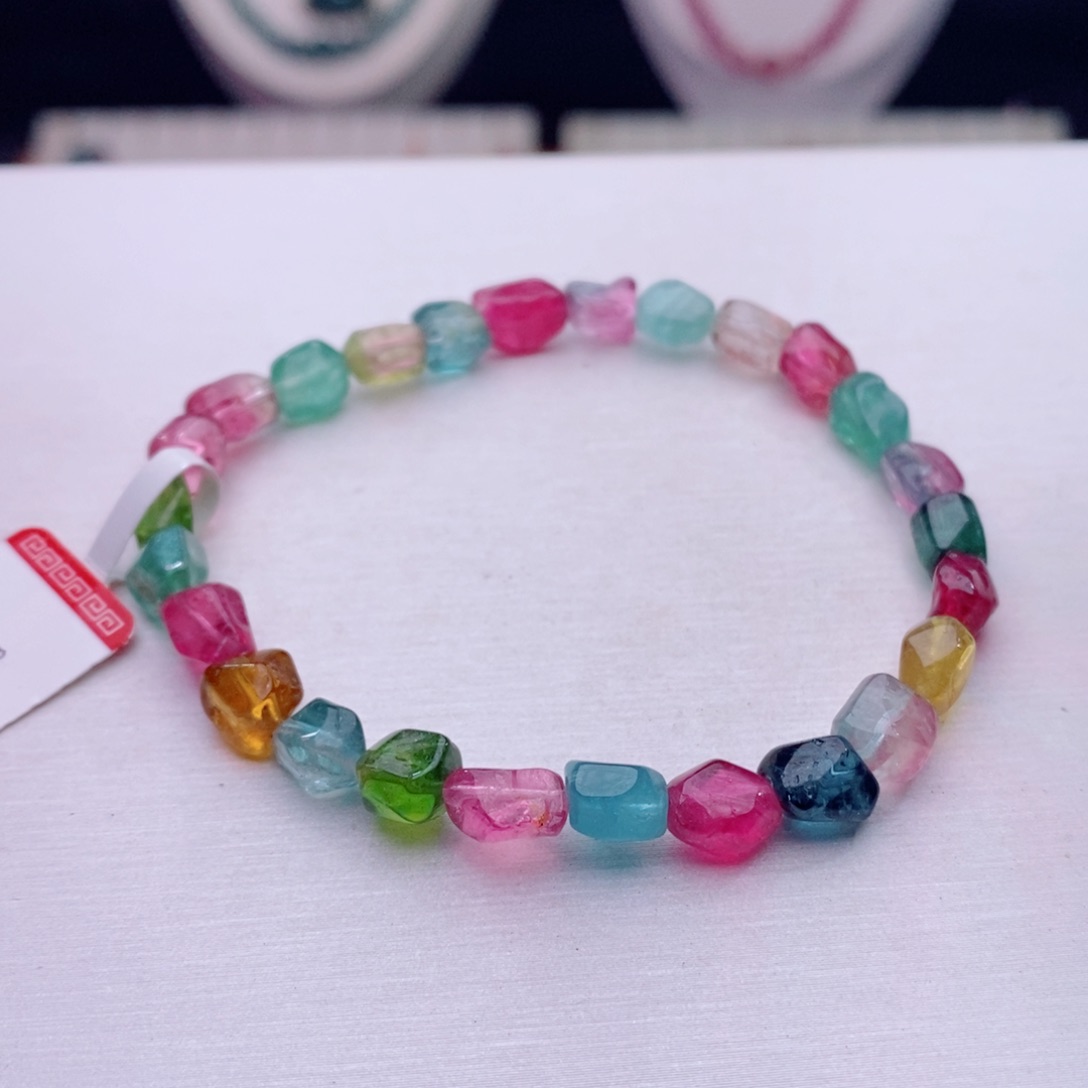 未镶嵌手链碧玺碧玺A手链