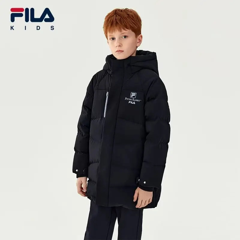FILA斐乐儿童【X彼得兔联名】羽绒服男童5-16岁保暖外套K12B544902F