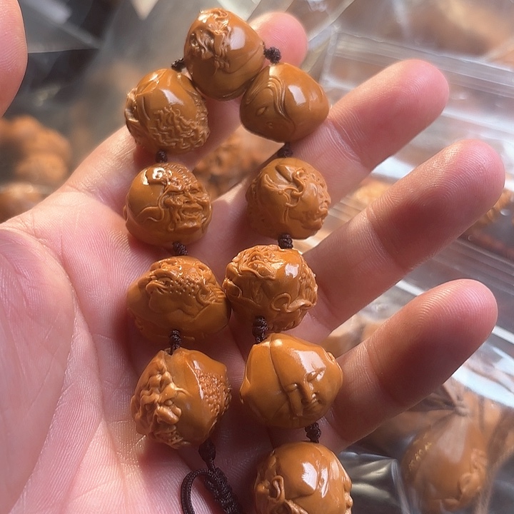 橄榄核吊坠乐群十八罗汉