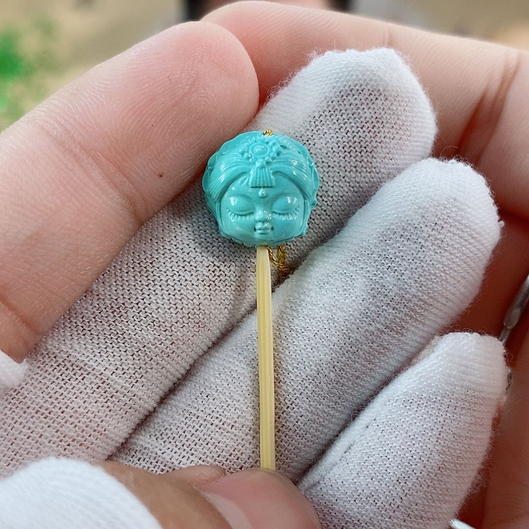 绿松石珠宝奇石未镶嵌