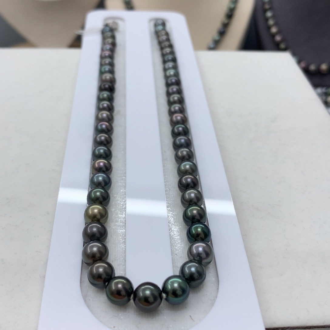 银S925镶嵌海水珍珠颈饰T****u