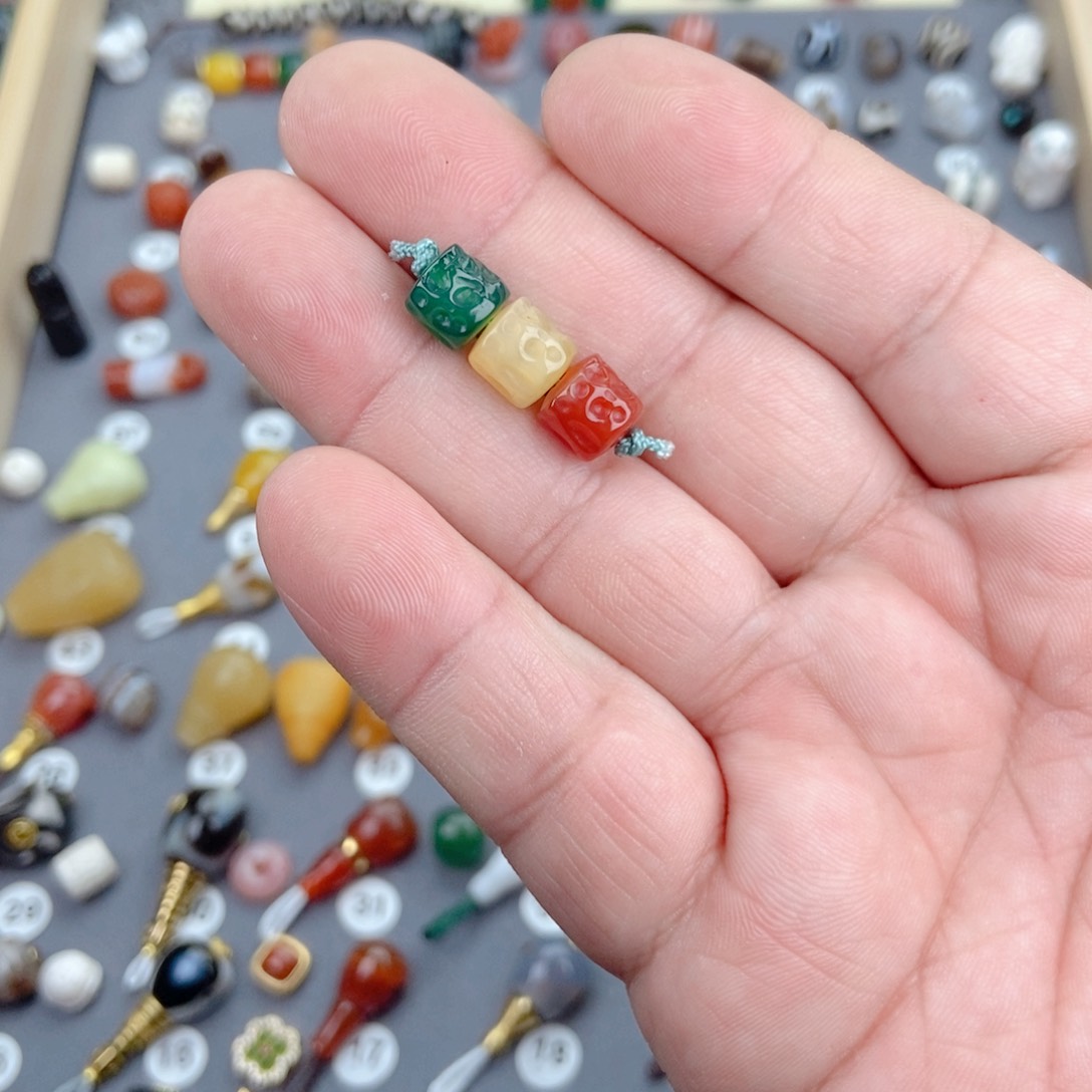 玛瑙/玉髓森柏珠宝饰品未镶嵌