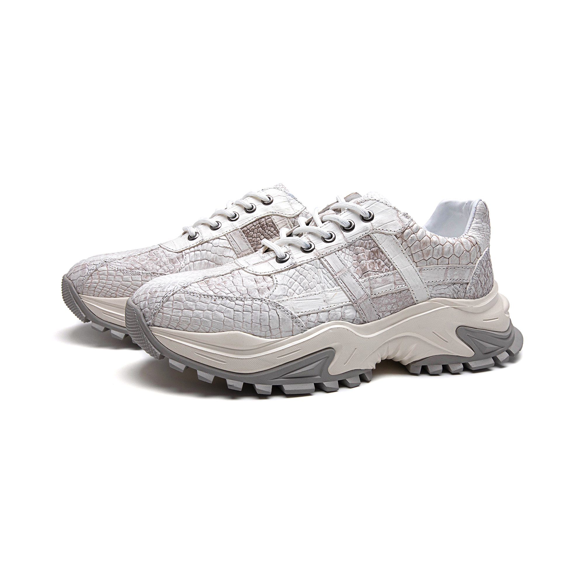 DSM-T7853男士鳄鱼皮舒适时尚户外休闲透气轻便老爹鞋休闲鞋