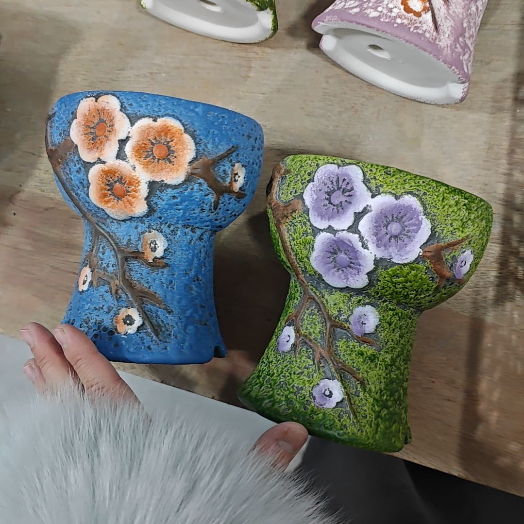 红陶吸水透气的白陶花盆凑满12发货