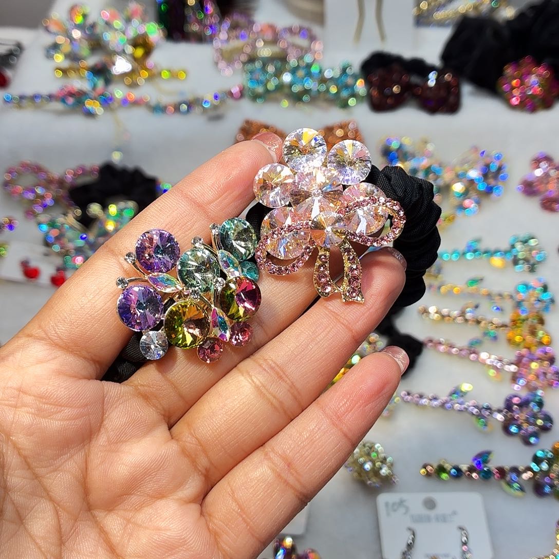 布艺铁合金发饰发夹发夹