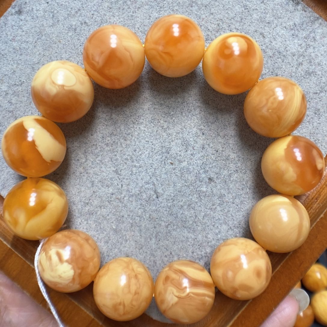 蜜蜡手串未镶嵌蜜蜡