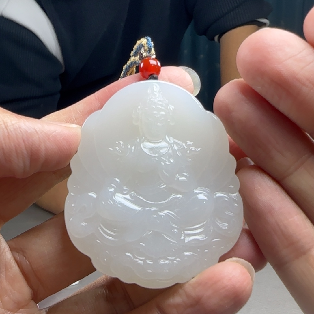 和田玉未镶嵌吊坠(不含链)