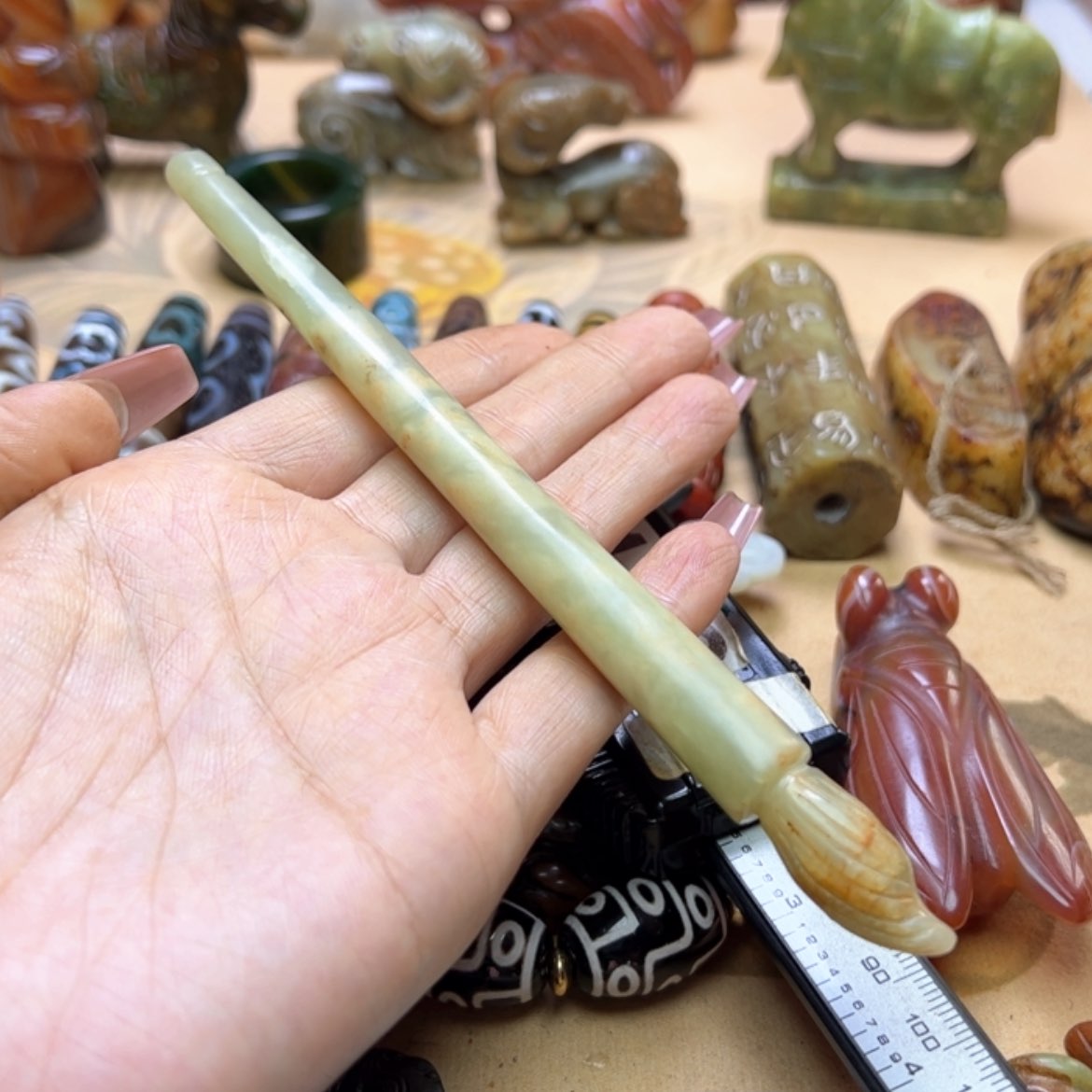 【闪购商品】蛇纹石玉颈饰未镶嵌