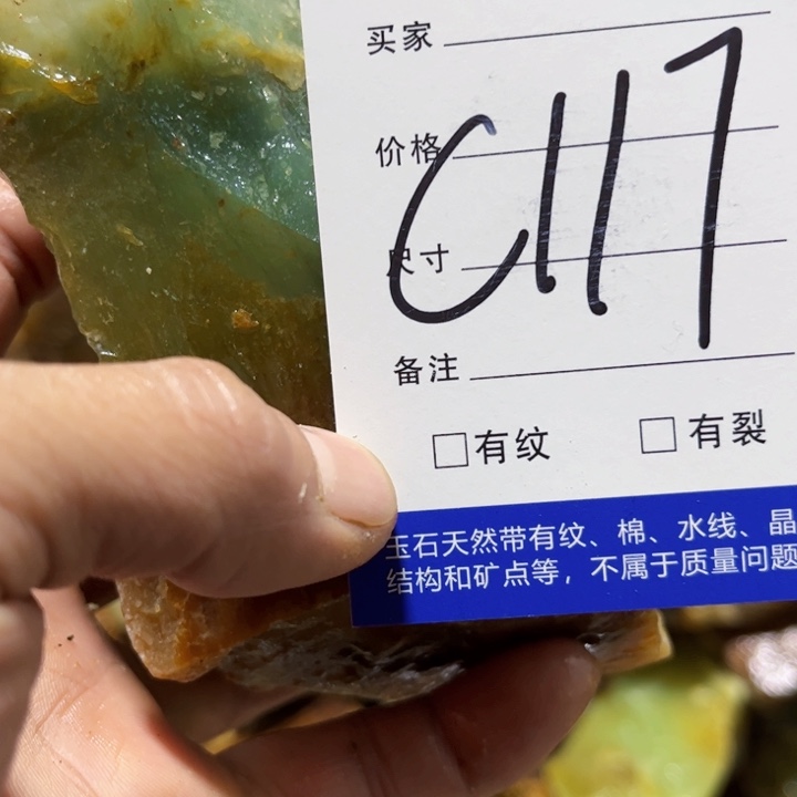 王***炸蛇纹石玉未镶嵌原石