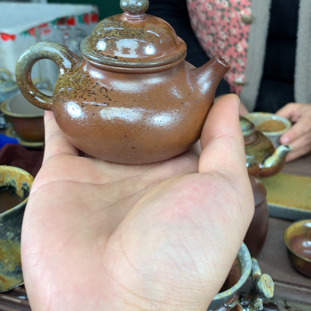 紫砂柴烧纯自然柴烧