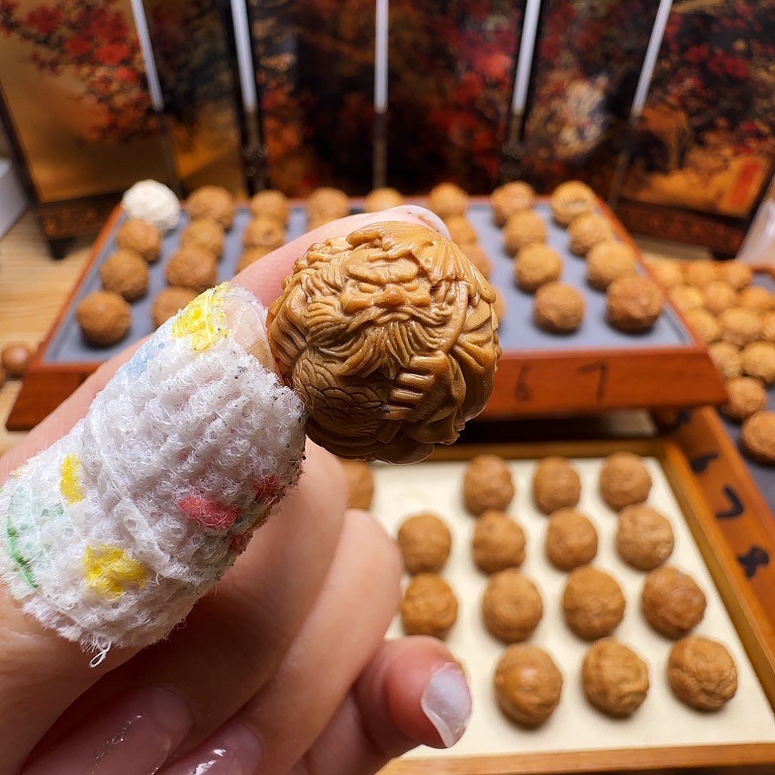 猴头核桃吊坠D*钟馗无鬼运财