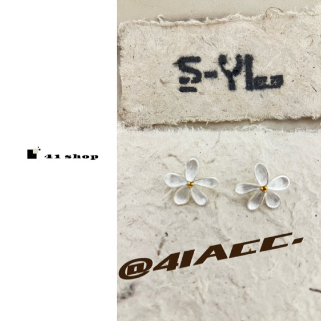 铜合金耳饰 A471 小清新简约甜美花朵系耳钉耳饰