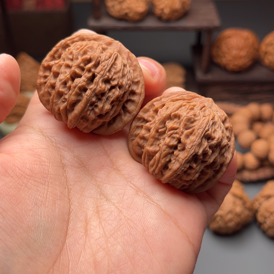 文玩核桃吊坠39尺四座楼