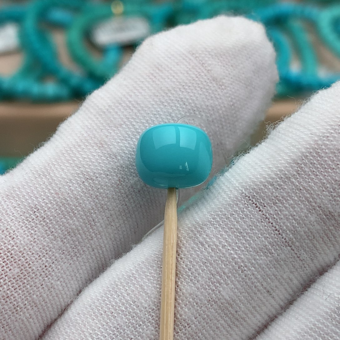 绿松石未镶嵌珠宝奇石9.8mm