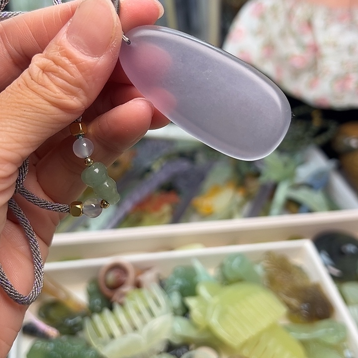 蛇纹石玉未镶嵌发簪