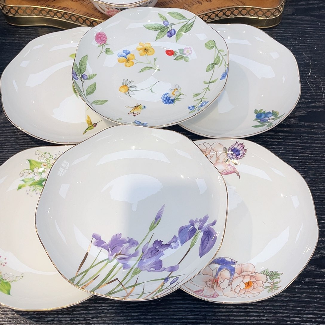 骨瓷8寸汤盘//：：：：：