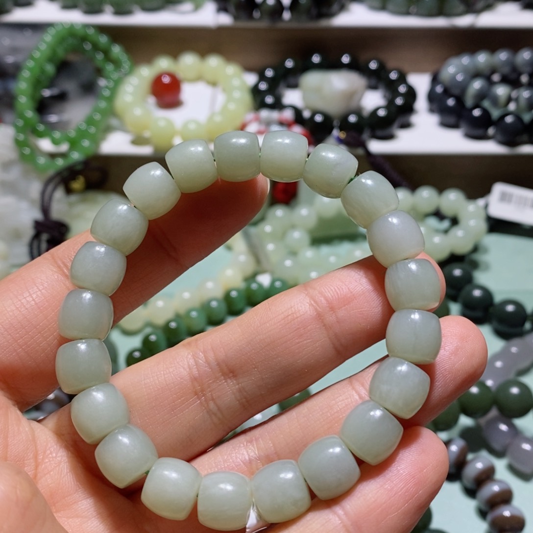 和田玉手链未镶嵌