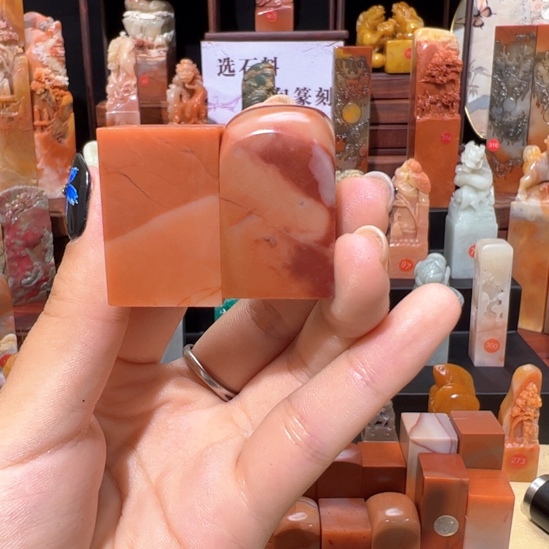称***意昌化石印石手工制作