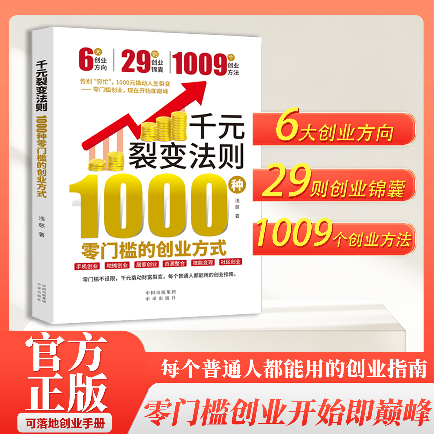 PTG千元裂变法则：1000种零门槛的创业方式经济创业案例开始巅峰书商品图