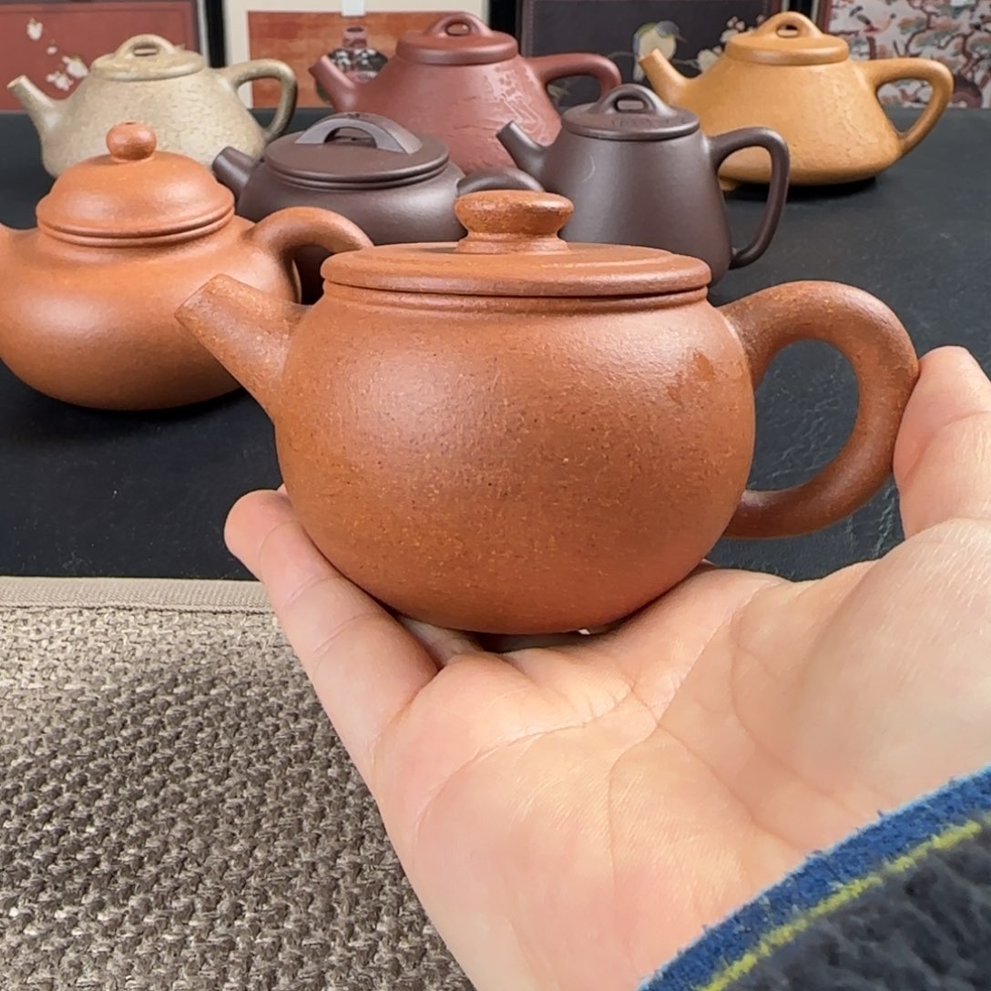 紫砂茶壶微瑕巨轮