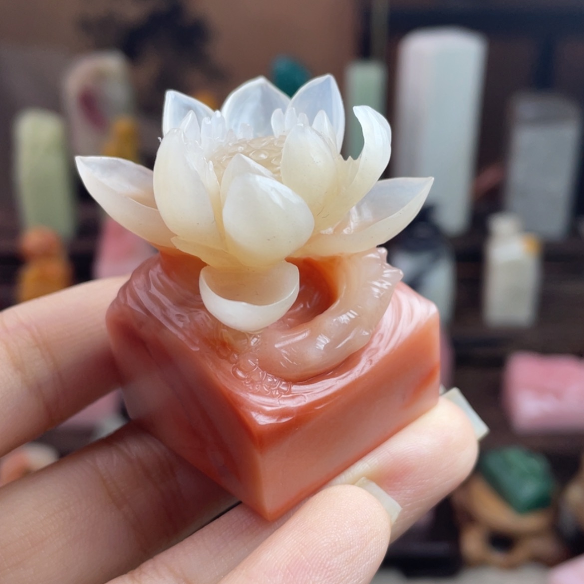 【闪购商品】昌化石印石阳***5编号是5126