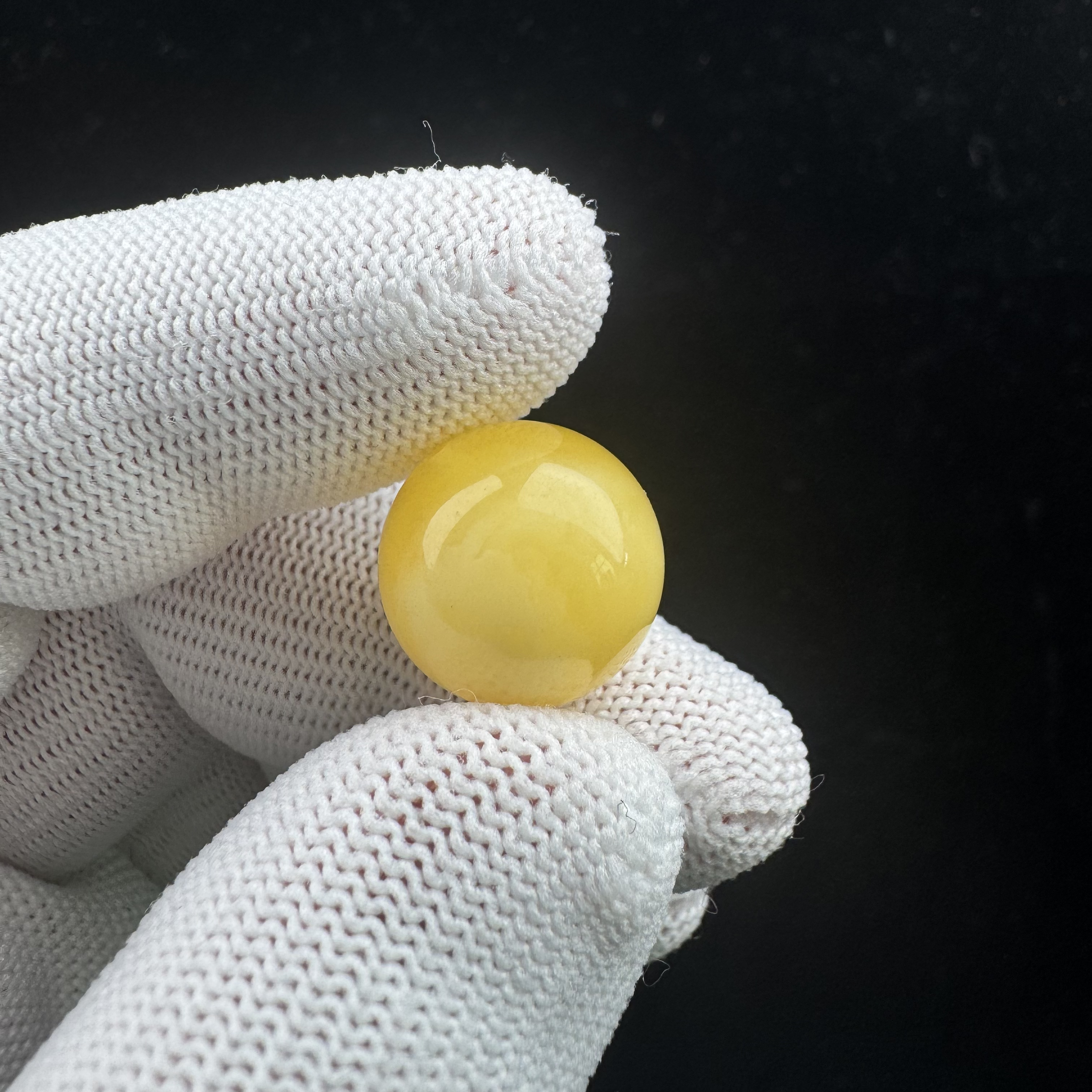 A2057天然蜜蜡妖花圆珠 15.5mm支持鉴定假一罚四