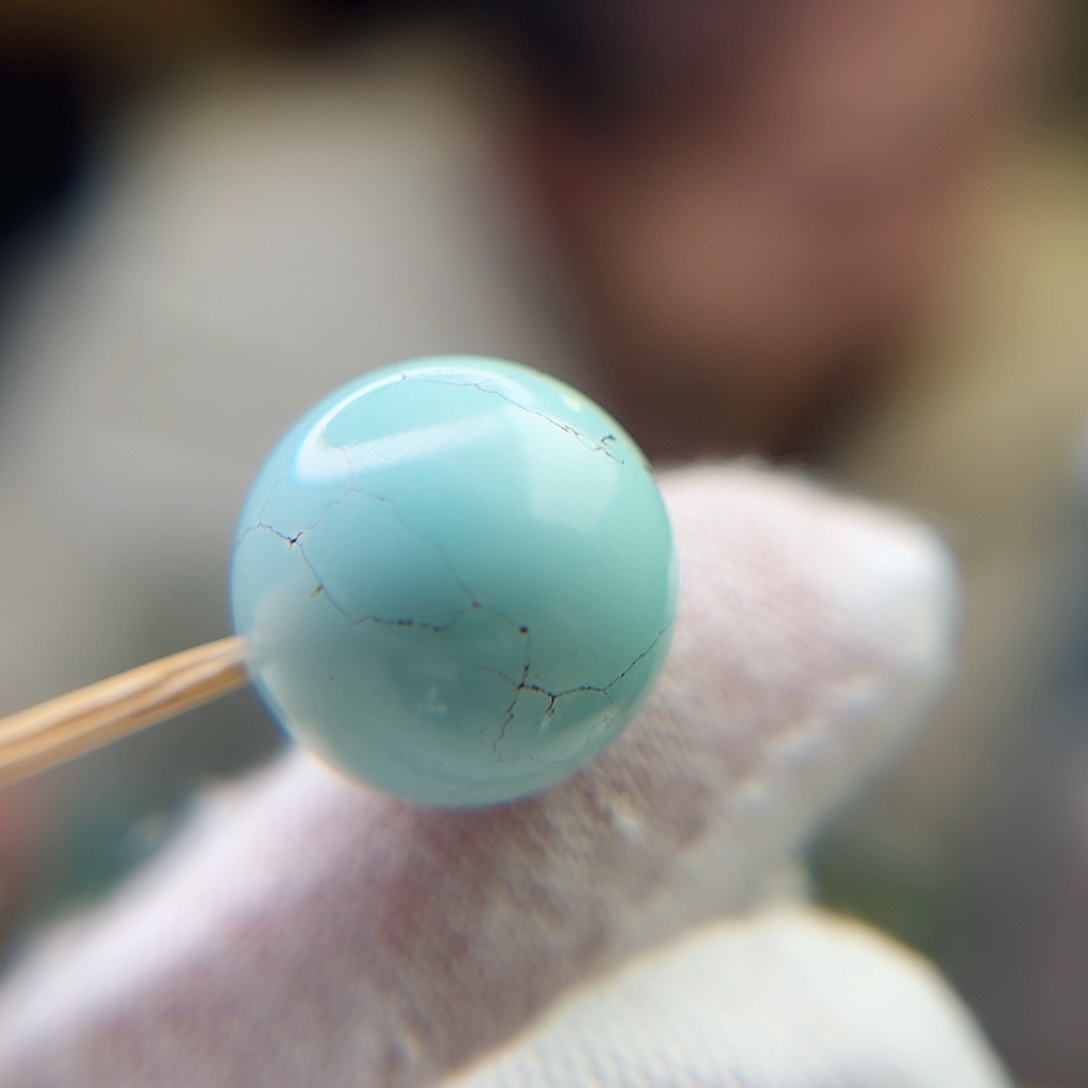 绿松石珠宝奇石未镶嵌15.5