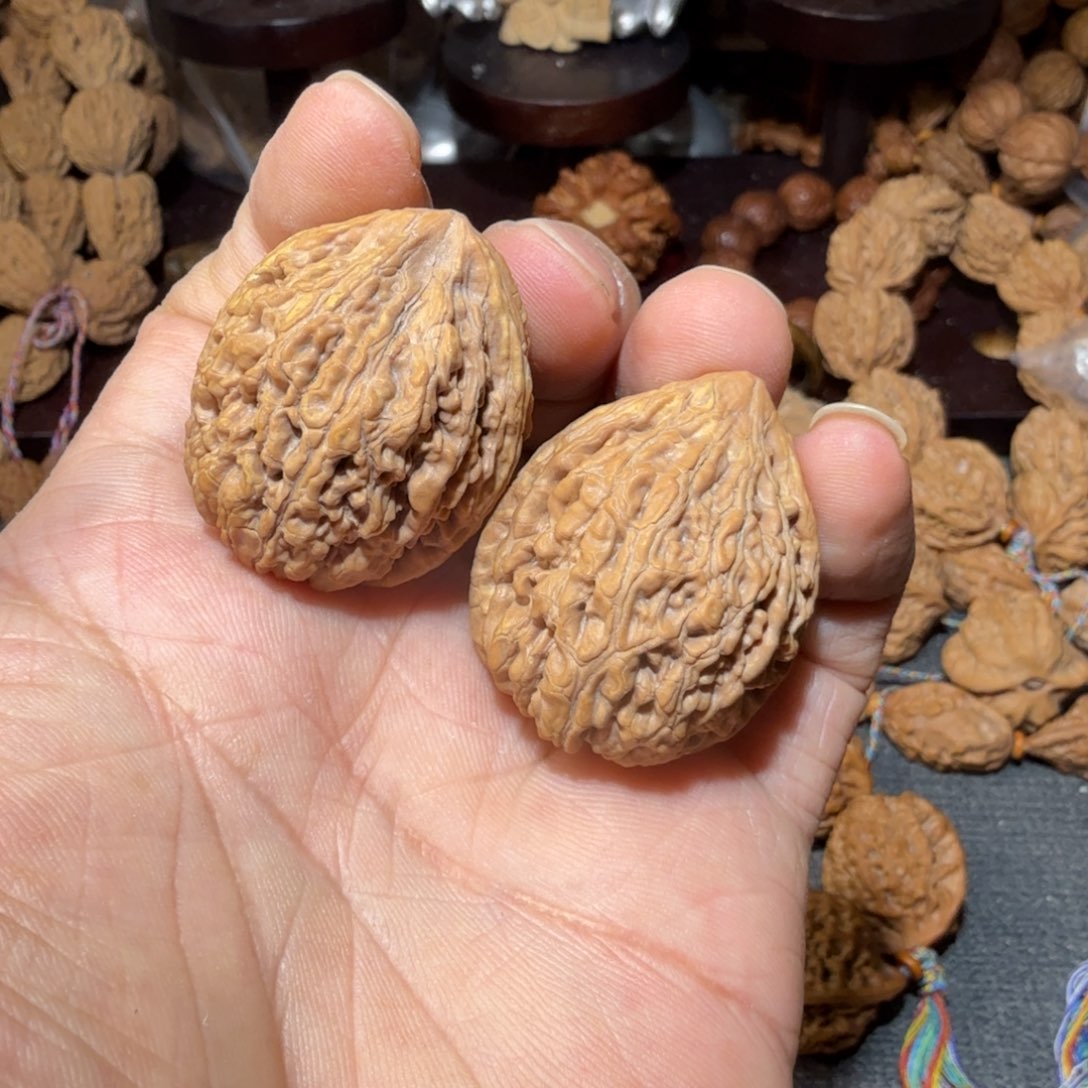 把件文玩核桃黄金甲坐佛33