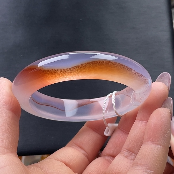 玛瑙/玉髓未镶嵌手镯58.2