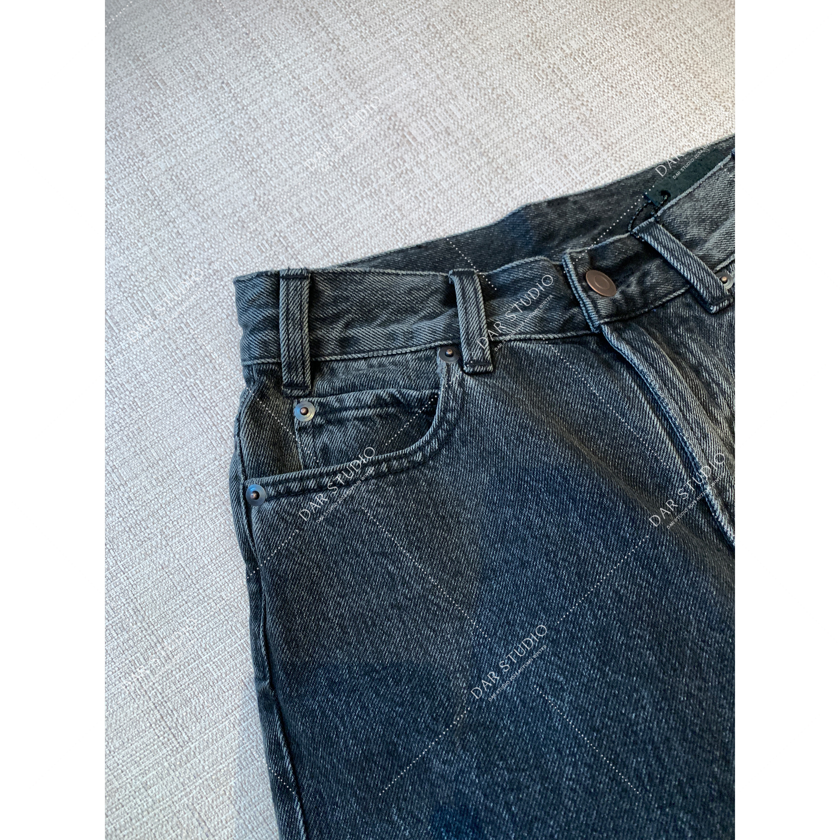 DAR STUDIO 高线系列【冈山牛仔】2025新款樱花进口冈山须须牛仔裤