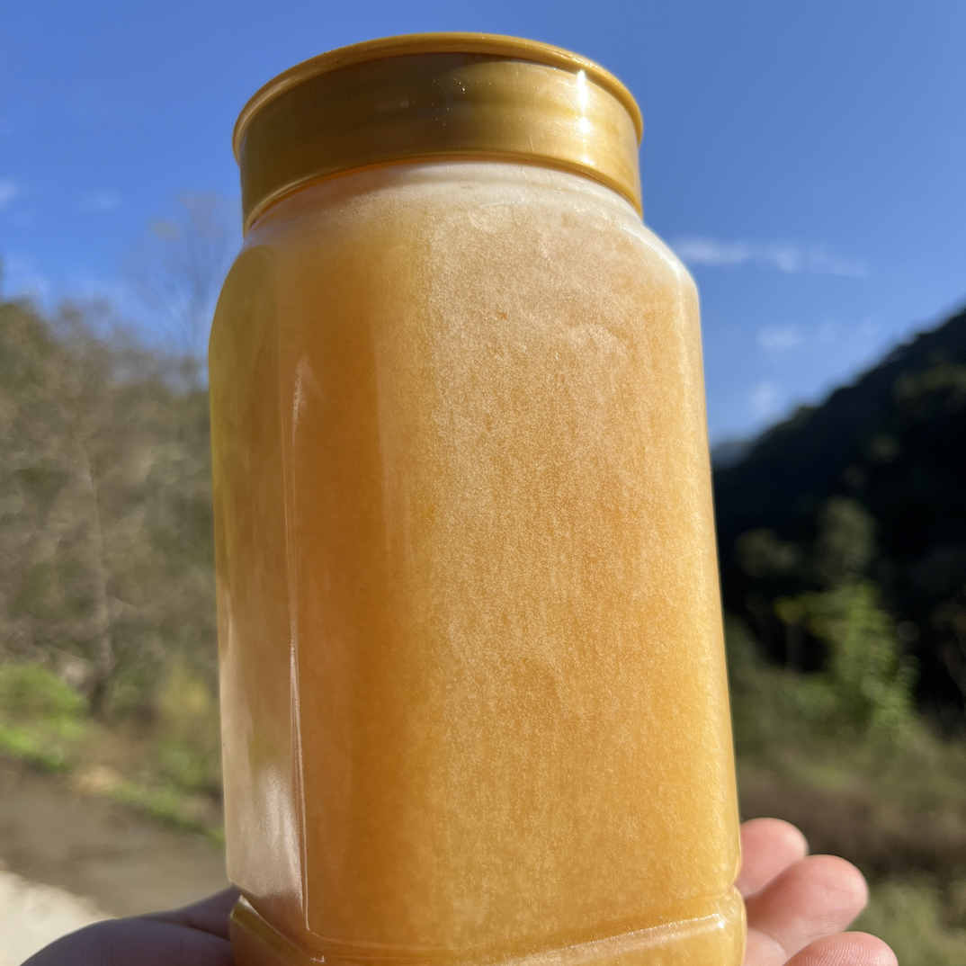 【结晶蜜】一年一取百花蜜自然成熟土蜂蜜2斤装零添加冲泡冲饮食饮