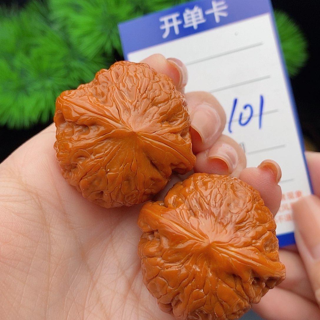 文玩核桃把件38铁锤101