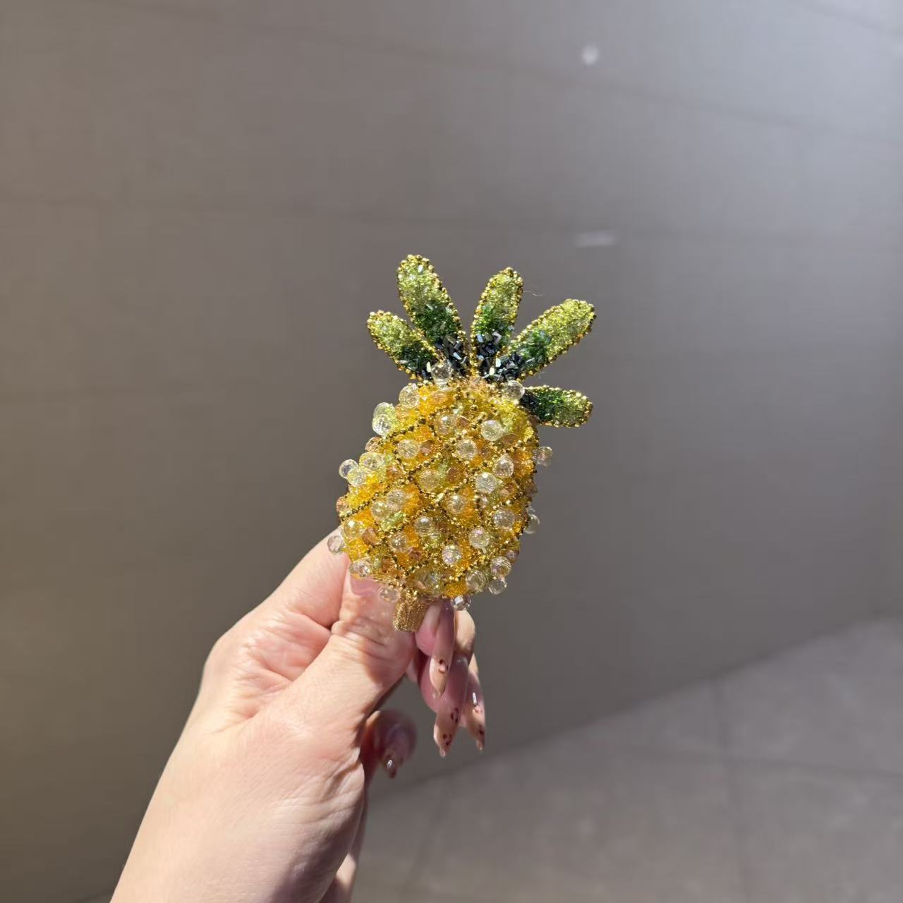 【莫奈海之星】菠萝边夹设计气质高级感日常款